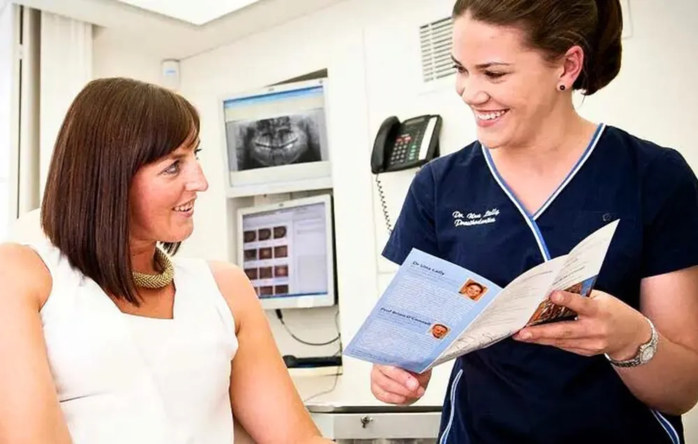 Understanding Dental Sedation blog image of a woman being explained the process
