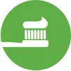 Brush teeth twice daily using a fluoride toothpaste, especially at night