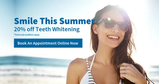 Whitening treatments are in demand as summer approaches and we have a very special offer just for you at all Dental Care Ireland practices