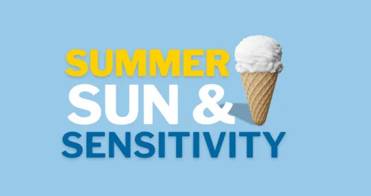summer sun and sensitive teeth