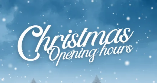Christmas Opening Hours 2025